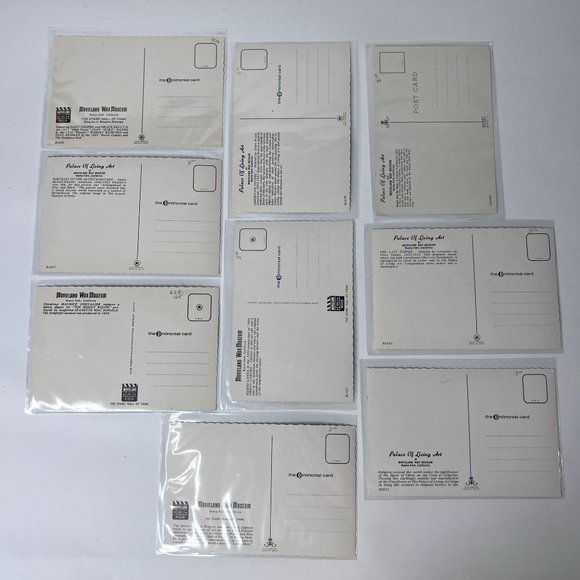 Vintage Movieland Wax Museum Postcard lot 9 Stars Hall Of Fame Jesus Christ Unus - Picture 6 of 10